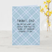 「おもしろい問題が解決しカスタムた」の父の日 カード (黄色い花)