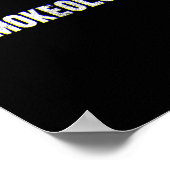 おもしろい喫煙者 – Grill Bbq ポスター (角)