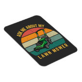 おもしろい園芸の芝生気にパパ マグネット (右側)