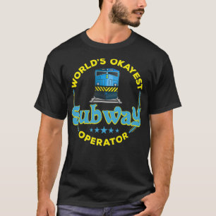 おもしろい地下鉄のデザイン車線車線車線車線車線車線贈り物 Tシャツ