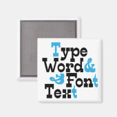 おもしろい型デザイン マグネット (正面/裏面)