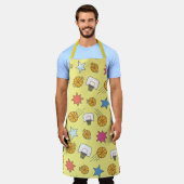 おもしろい型 エプロン (着用した状態)