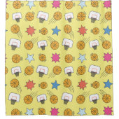 おもしろい型 シャワーカーテン (正面)