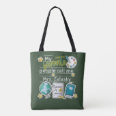 おもしろい基本先生ギフト名等級 トートバッグ (裏面)