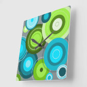 おもしろい壁時計 スクエア壁時計 (傾斜)