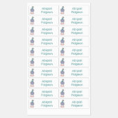 おもしろい変なハトパーソナライズされたコ ラベル (シート)