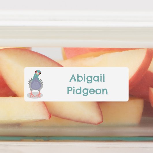 おもしろい変なハトパーソナライズされたコ ラベル (貼付)