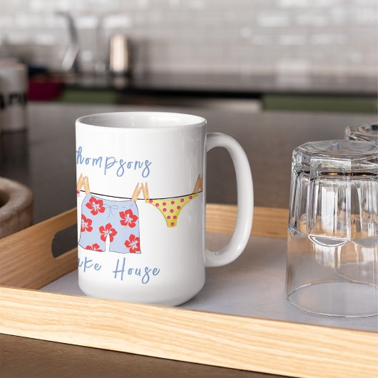 おもしろい夏の気候パーソナライズされた コーヒーマグカップ