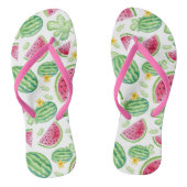 おもしろい夏スイカ模様ビーチサンダル ビーチサンダル (ソール)