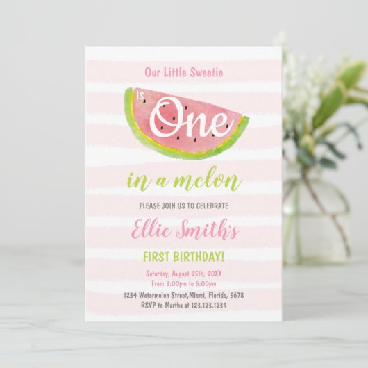 おもしろい夏パーティー招待状 招待状 (スタンド正面)