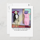 おもしろい夏時間はがき ポストカード (正面/裏面)