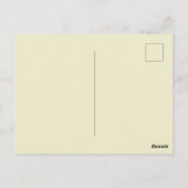 おもしろい夏期カスタマイズ可能な溶融アイスクリーム ポストカード (裏面)