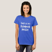 おもしろい夏期 Tシャツ (正面フル)