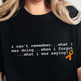 おもしろい多発性硬化症シャツ、皮肉MS。 トライブレンドＴシャツ