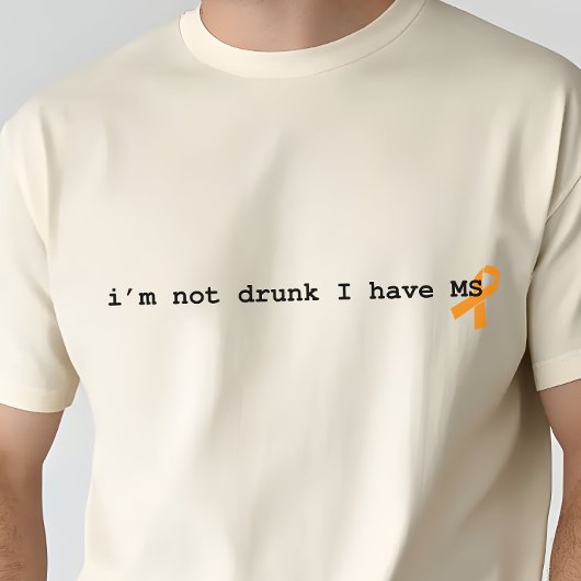 おもしろい多発性硬化症シャツ、皮肉MS。 Tシャツ