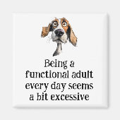 おもしろい大人の日々の引用文 マグネット (正面)