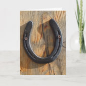 おもしろい大学院生祝賀馬蹄形 カード (正面)