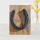 おもしろい大学院生祝賀馬蹄形 カード (黄色い花)