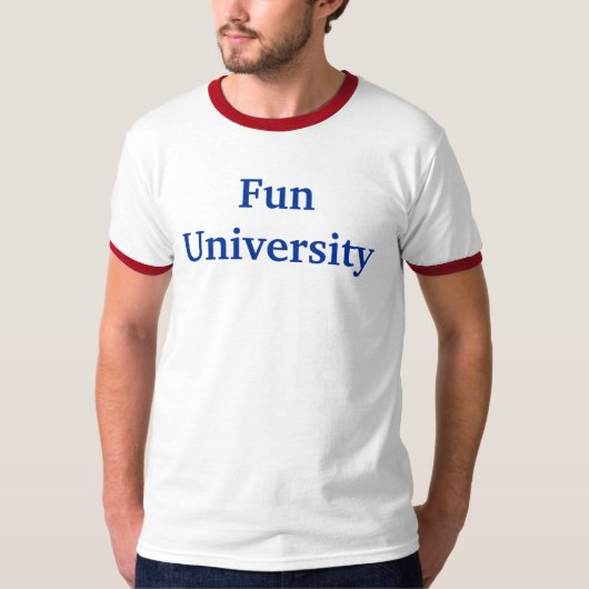 おもしろい大学 Tシャツ (正面)
