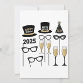 おもしろい大晦日 招待状 (裏面)