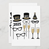 おもしろい大晦日 招待状 (正面/裏面)