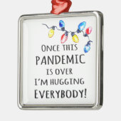 おもしろい大流行のクリスマスライト メタルオーナメント (左)