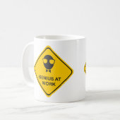 おもしろい天才 コーヒーマグカップ (正面左)