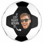 おもしろい失ったもし顔写真に戻る サッカーボール (正面)