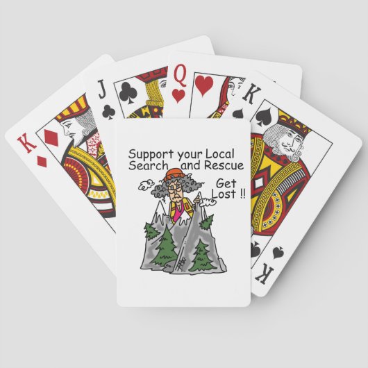 おもしろい失った トランプ (裏面)