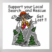 おもしろい失った ポスター (正面)