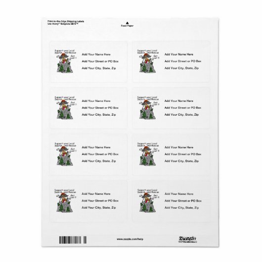 おもしろい失った ラベル (フルシート)