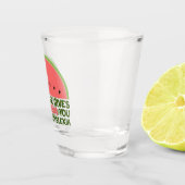 おもしろい失読症 ショットグラス (右)