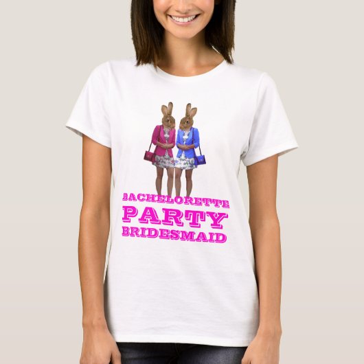 おもしろい女の子のバチェロレッテ Tシャツ (正面)