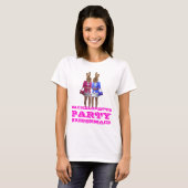 おもしろい女の子のバチェロレッテ Tシャツ (正面フル)