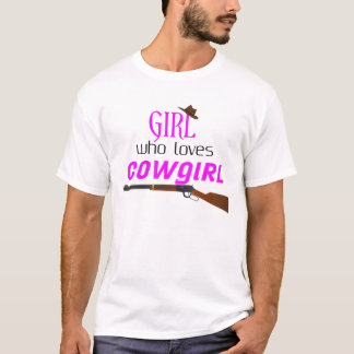 おもしろい女性のカーボーイ引用文 Tシャツ