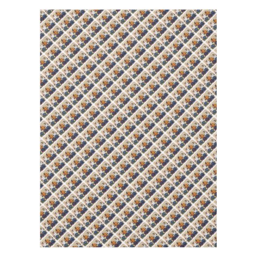 おもしろい女性のカーボーイ テーブルクロス (正面)