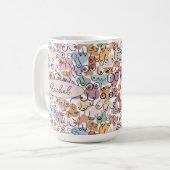 おもしろい女性フェミニスト コーヒーマグカップ (正面左)