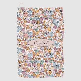 おもしろい女性フェミニスト ゴルフタオル