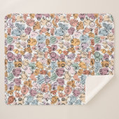 おもしろい女性フェミニスト シェルパブランケット (正面(横))