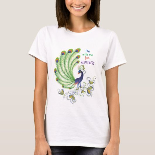 おもしろい女性用Tシャツ Tシャツ (正面)