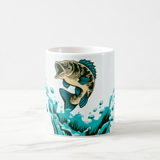 おもしろい好きのマス コーヒーマグカップ (中央)