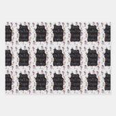 おもしろい妊娠ユーモア赤ちゃんシャワー ラッピングペーパーシート (正面2)