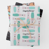 おもしろい妊娠ユーモア赤ちゃんシャワー ラッピングペーパーシート (インサイチュ)