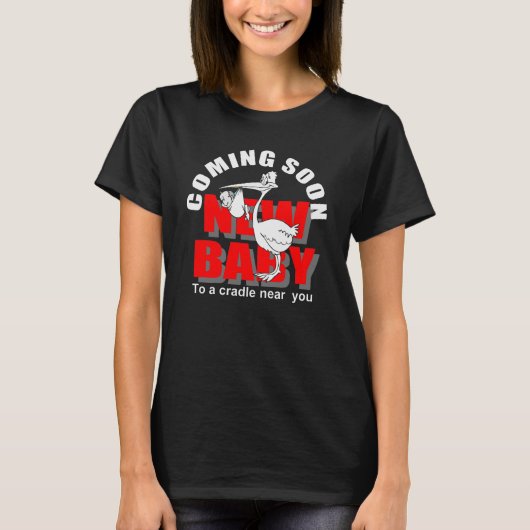おもしろい妊婦の Tシャツ (正面)