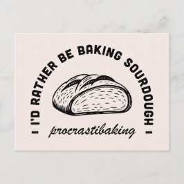 おもしろい妻の家に滞在ママベーキング引用文 ポストカード