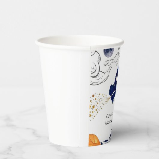 おもしろい威厳のあるドラゴン誕生日 紙コップ (右)