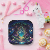 おもしろい威厳のある魅惑の森の赤ちゃんシャワー ペーパープレート (パーティー)