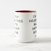 おもしろい婚約未来フィアンセ夫人素朴 マグカップ (中央)