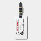 おもしろい嫌いおもしろいなこと ラゲッジタグ (正面縦)