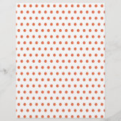 おもしろい子供の誕生日パターンスクラップブック紙 (裏面)